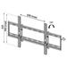 TB TV wall mount TB-751 up to 80", 35kg max VESA 600x400