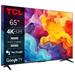 TCL 65V6B SMART TV 65" LED/4K UHD/Direct LED/3xHDMI/USB/LAN/GoogleTV