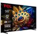 TCL 98C655 SMART TV 98" LED/4K UHD/Direct LED/4xHDMI/2xUSB/LAN/GoogleTV