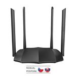 Tenda AC8 WiFi AC Gigabit Router 1200Mb/s, 1x GWAN, 3x GLAN, 4x 6dBi antény, WISP, Uni.Repeater, APP