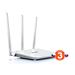 Tenda F303 Wireless-N router 300Mbps (3xLAN, 1xWAN), 3x5dBi fix.ant, WISP