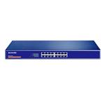 Tenda TEG1016G 16-port Gigabit Switch, 16x 10/100/1000 Mb/s, Fanless, MAC 8K, i na zeď, Rackmount