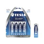 TESLA AA SILVER + LR06 Alkaline 2600 mAh BLISTER / 4 1099137005