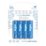 TESLA BLUE+ Zinc Carbon baterie AA (R06, tužková, blister) 4 ks