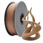 Tlačová struna (filament) GEMBIRD, PLA, 1,75mm, 1kg, prírodné drevo 3DP-PLA-WD-01-NAT