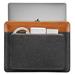 Tomtoc puzdro Felt & PU Leather Case pre Macbook Pro 14" - Gray/Brown A16D2Y1