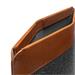 Tomtoc puzdro Felt & PU Leather Case pre Macbook Pro 14" - Gray/Brown A16D2Y1