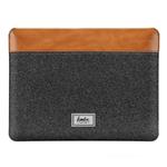 Tomtoc puzdro Felt & PU Leather Case pre Macbook Pro 14" - Gray/Brown A16D2Y1