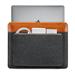 Tomtoc puzdro Felt & PU Leather Case pre Macbook Pro/Air 13" - Gray/Brown H16-C02Y