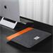 Tomtoc puzdro Felt & PU Leather Case pre Macbook Pro/Air 13" - Gray/Brown H16-C02Y