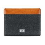 Tomtoc puzdro Felt & PU Leather Case pre Macbook Pro/Air 13" - Gray/Brown H16-C02Y