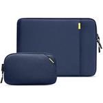 Tomtoc puzdro Recycled Sleeve with Pouch pre Macbook Pro 14" - Navy Blue A13D2BV