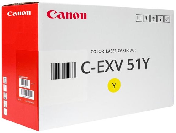 toner CANON C-EXV51Y yellow iRAC5535/AC5540/AC5550/AC5560 0484C002