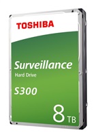 Toshiba S300 Surveillance - Pevný disk - 8 TB - interní - 3.5" - SATA 6Gb/s - 7200 ot/min. - vyrovn HDWT380UZSVA