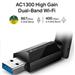 TP-Link Archer T3U Plus WiFi5 USB adapter (AC1300,2,4GHz/5GHz,USB3.0)