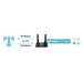 TP-Link TL-MR100 WiFi4 router (N300, 4G LTE, 2,4GHz, 1x100Mb/s LAN, 1x100Mb/s LAN/WAN, 1xmicroSIM)