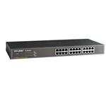 TP-LINK TL-SF1024 24-Port 10/100M Switch, 24 10/100M RJ45 Ports, 1U 19-inch Rack-mountable Steel Case