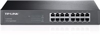 TP-LINK TL-SG1016D 16-Port Gigabit Switch, 16 Gigabit RJ45 Ports, 1U 13-inch Rack-mountable Steel Case