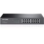 TP-LINK TL-SG1016D 16-Port Gigabit Switch, 16 Gigabit RJ45 Ports, 1U 13-inch Rack-mountable Steel Case