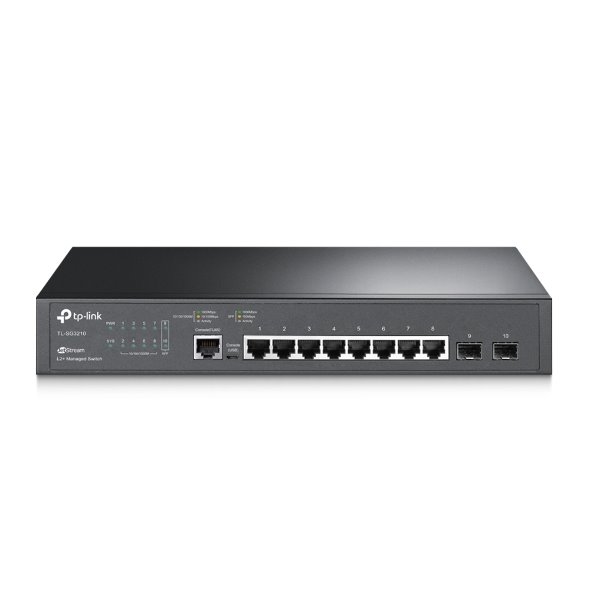 TP-LINK TL-SG3210 switch 8 x 10/100/1000 Mbs, 2 x SFP combo