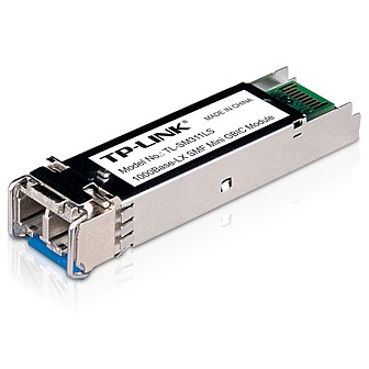 TP-LINK TL-SM311LS Gigabit SFP Module, Single-mode, MiniGBIC, LC Interface, Up to 10km Distance