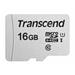 Transcend 16GB microSDHC 300S UHS-I U1 (Class 10) paměťová karta (bez adaptéru), 95MB/s R, 45MB/s W TS16GUSD300S