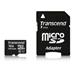 Transcend 16GB microSDHC (Class10) UHS-I 600x (Ultimate) MLC paměťová karta (s adaptérem) TS16GUSDHC10U1