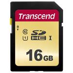 Transcend 16GB SDHC 500S (Class 10) UHS-I U1 (Ultimate) MLC paměťová karta TS16GSDC500S