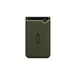 TRANSCEND 1TB StoreJet 25M3G SLIM, USB 3.0, 2.5” Externí Anti-Shock disk, tenký profil, armádní zelená TS1TSJ25M3G