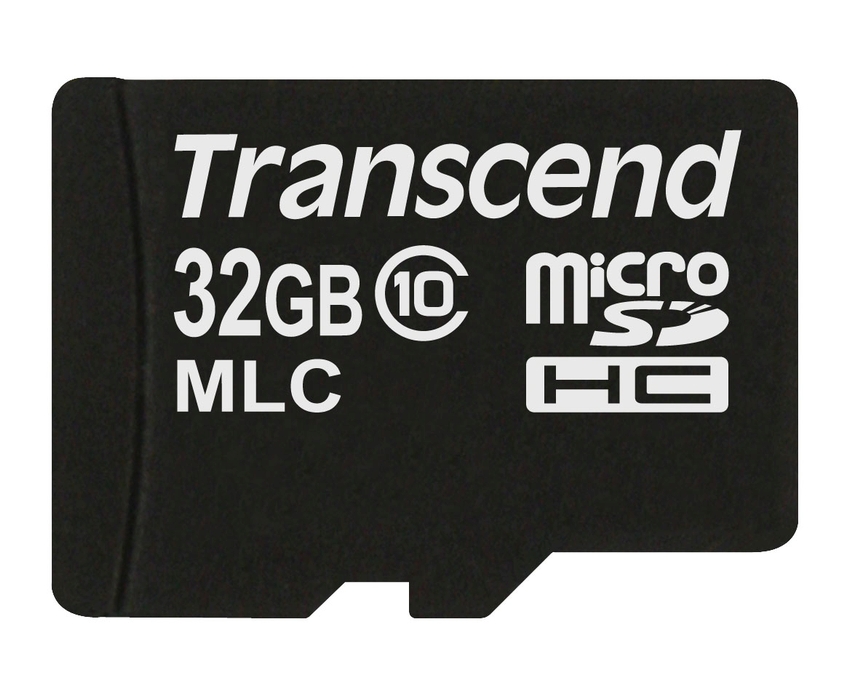 Transcend 32GB microSDHC (Class 10) MLC průmyslová paměťová karta (bez adaptéru), 20MB/s R, 16MB/s W TS32GUSDC10M