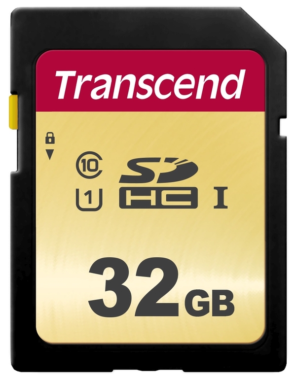 Transcend 32GB SDHC 500S (Class 10) UHS-I U1 (Ultimate) MLC paměťová karta TS32GSDC500S