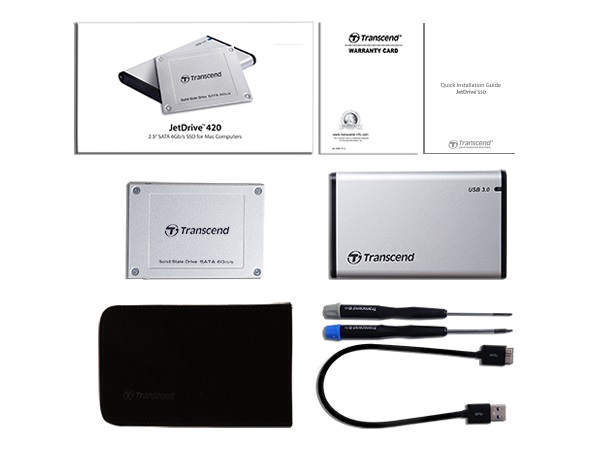 Transcend 480GB, Apple JetDrive 420 SSD, SATA3, MLC TS480GJDM420