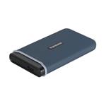 Transcend ESD370C 1TB USB 3.1 Gen2 (USB-C) Externí Anti-Shock SSD disk (3D TLC), 1050MB/R, 950MB/W, modrý TS1TESD370C