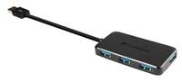 Transcend HUB2 - Rozbočovač - 4 x SuperSpeed USB 3.0 - desktop TS-HUB2K