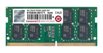 Transcend paměť 8GB SODIMM DDR4 2400 2Rx8 CL17 TS1GSH64V4H