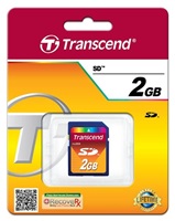 Transcend - Paměťová karta flash - 2 GB - SD TS2GSDC