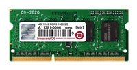 Transcend SODIMM DDR3 4GB 1600MHz, 1Rx8 TS4GJMA324H