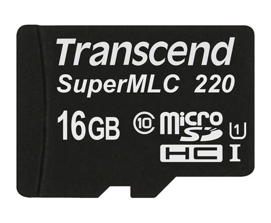 Transcend SuperMLC SDHC karta 16GB UHS-I (čítanie/zápis: 85/65MB/s) TS16GUSD220I