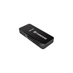 Transcend USB 3.0 čtečka paměťových karet, černá - SD, SDHC (UHS-I), SDXC (UHS-I), microSDHC (UHS-I), microSDXC TS-RDF5K