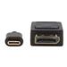 Tripplite Adaptér USB-C/DisplayPort BiDirect,uzam. konektor,4K 60Hz,HDR Samec/Samec),kabel 1.8m U444-006-DP-BD