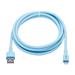 Tripplite Kabel USB-A /Lightning Synch/Nabíjení,MFi,Samec/Samec,Safe-IT Antibakt,flex,sv.modrá,1.83m M100AB-006-S-LB