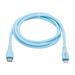 Tripplite Kabel USB-C /Lightning Synch/Nabíjení,MFi,Samec/Samec,Safe-IT Antibakt,flex,sv.modrá,0.91m M102AB-003-S-LB