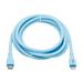 Tripplite Kabel USB-C/Lightning Synch/Nabíjení,MFi,Samec/Samec,Safe-IT Antibakt,flex,sv.modrá,1.83m M102AB-006-S-LB