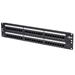 Tripplite Patch panel pro montáž do racku 2U, 48x Cat6/Cat5 568B, RJ45 Ethernet N252-048