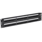 Tripplite Patch panel pro montáž do racku 2U, 48x Cat6/Cat5 568B, RJ45 Ethernet N252-048