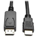 Tripplite Video kabel DisplayPort 1.2 s aretací / HDMI 4K (Samec/Samec), 1.8m P582-006-V2