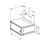 Triton RXA-12-AS4-CAX-A1 - Skříň - montáž na stěnu - 12U - 19"