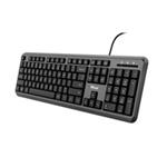 TRUST klávesnice Ody Wired Keyboard, US 24507