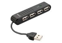 TRUST USB 2.0 Hub Vecco Mini, 4 porty 14591