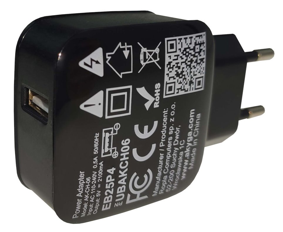 TRX Akyga USB nabíječka 220V/ 5V/ 2.1A TRX-AK-CH-06